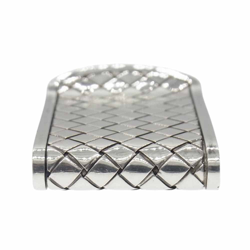 BOTTEGAVENETA ボッテガヴェネタ イントレチャート Ag925 シルバー マネ―クリップ【中古】