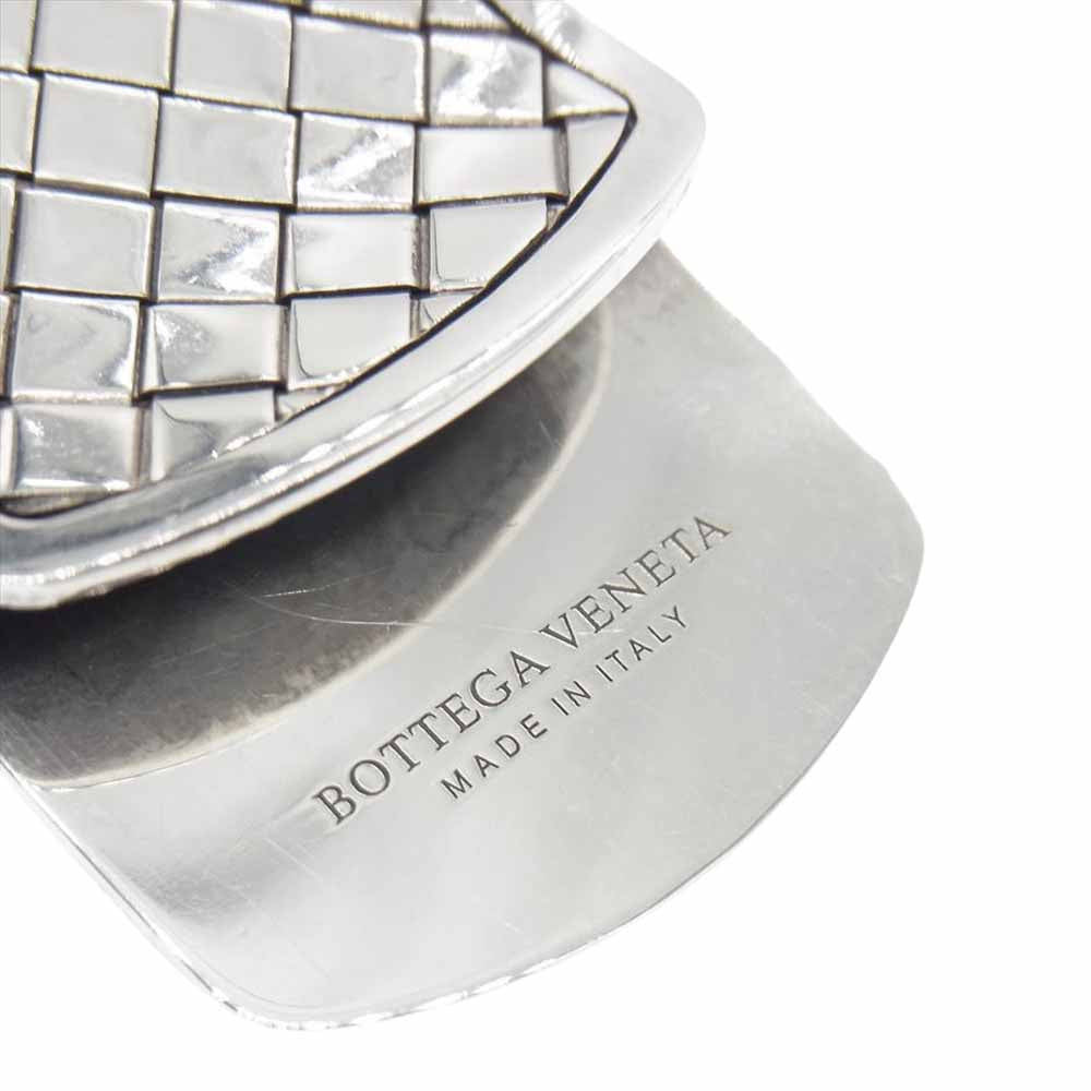 BOTTEGAVENETA ボッテガヴェネタ イントレチャート Ag925 シルバー マネ―クリップ【中古】
