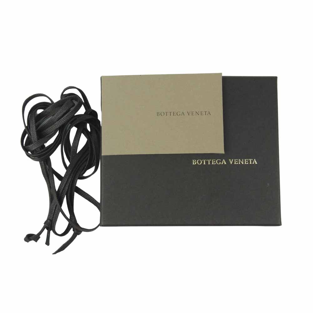 BOTTEGAVENETA ボッテガヴェネタ 114075-V4651-1000 ラウンドファスナー レザー コインケース 小銭入れ ブラック系【中古】