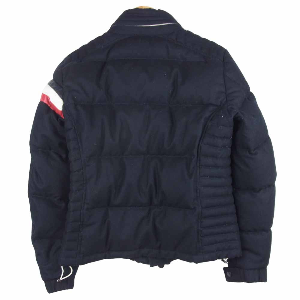 MONCLER モンクレール 国内正規品 CHARTREUSE シャトリューズ ウール ダウン ジャケット ダークネイビー系 1【中古】