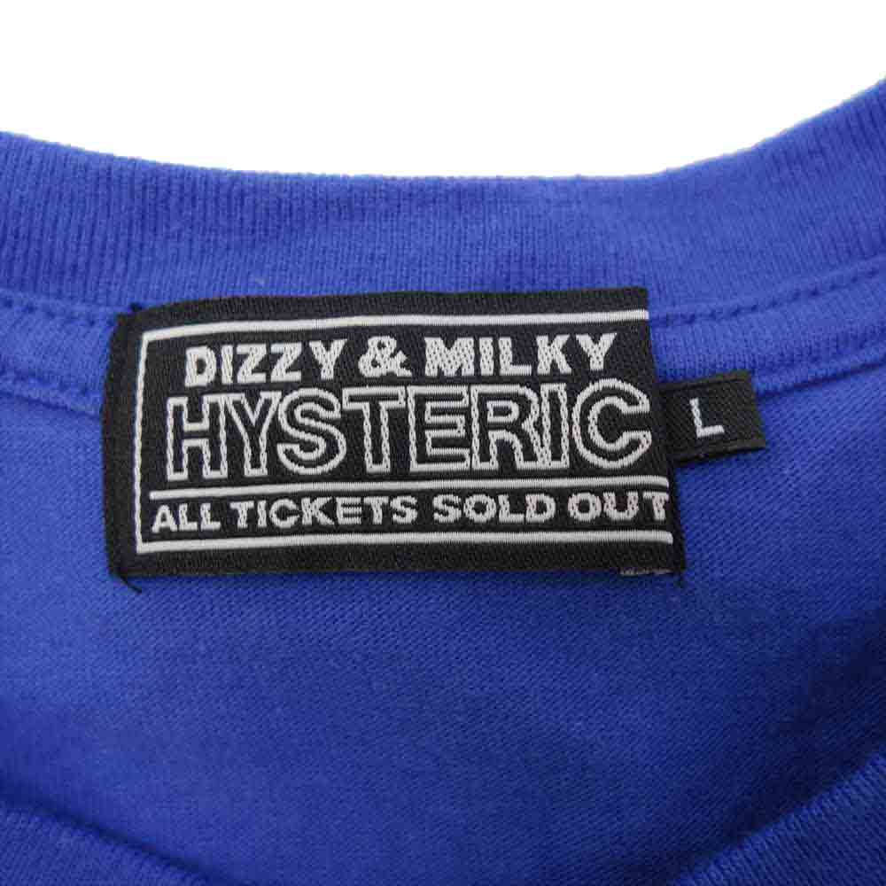 HYSTERIC GLAMOUR ヒステリックグラマー 02213CT01 DIZZY&MILKY Tシャツ L【中古】