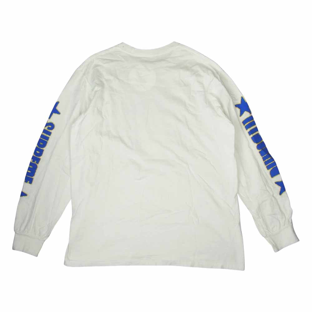 Supreme シュプリーム 21SS × HYSTERIC GLAMOUR ヒステリックグラマー L/S Tee プリント 長袖 Tシャツ ホワイト系 M【中古】