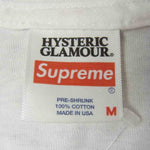 Supreme シュプリーム 21SS × HYSTERIC GLAMOUR ヒステリックグラマー L/S Tee プリント 長袖 Tシャツ ホワイト系 M【中古】