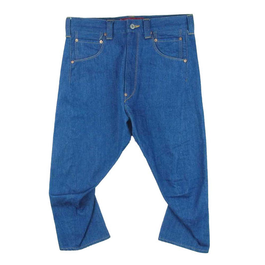 JUNYA WATANABE COMME des GARCONS ジュンヤワタナベコムデギャルソン WF-P207 Levi's リーバイス 20AW 立体裁断 再構築 サルエル デニム パンツ インディゴブルー系 XS【中古】