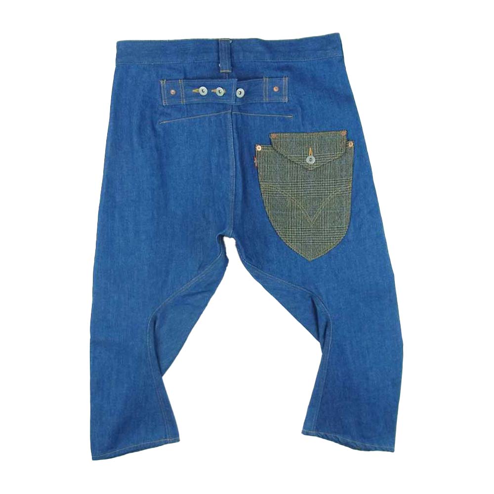 JUNYA WATANABE COMME des GARCONS ジュンヤワタナベコムデギャルソン WF-P207 Levi's リーバイス 20AW 立体裁断 再構築 サルエル デニム パンツ インディゴブルー系 XS【中古】