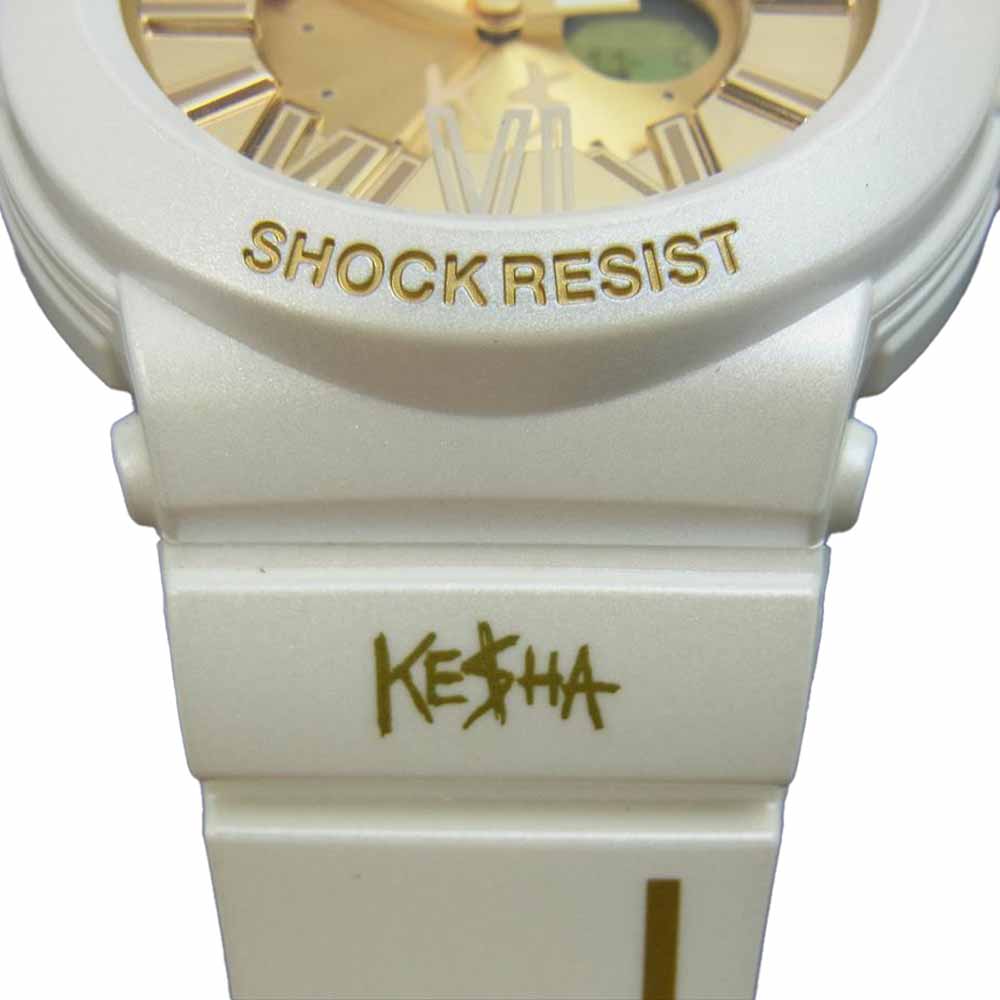 G-SHOCK ジーショック BGA-160KS-7BJR BABY-G KE$HA ケシャ コラボ Neon Dial Series ホワイト系 ゴールド系【中古】