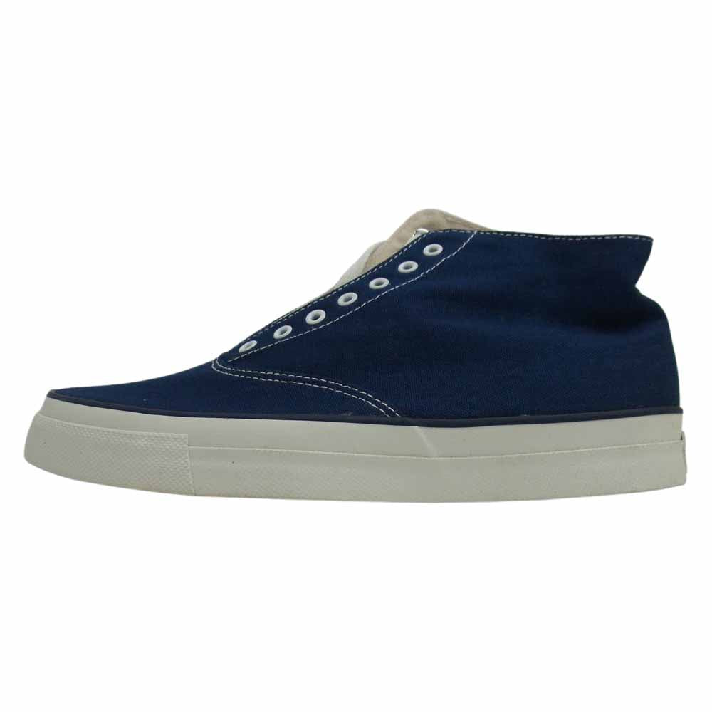 ANATOMICA アナトミカ 540-501-020 WAKOUWA ワクワ DECK SHOES HI ハイカット デッキシューズ スニーカー ネイビー系 US6【新古品】【未使用】【中古】