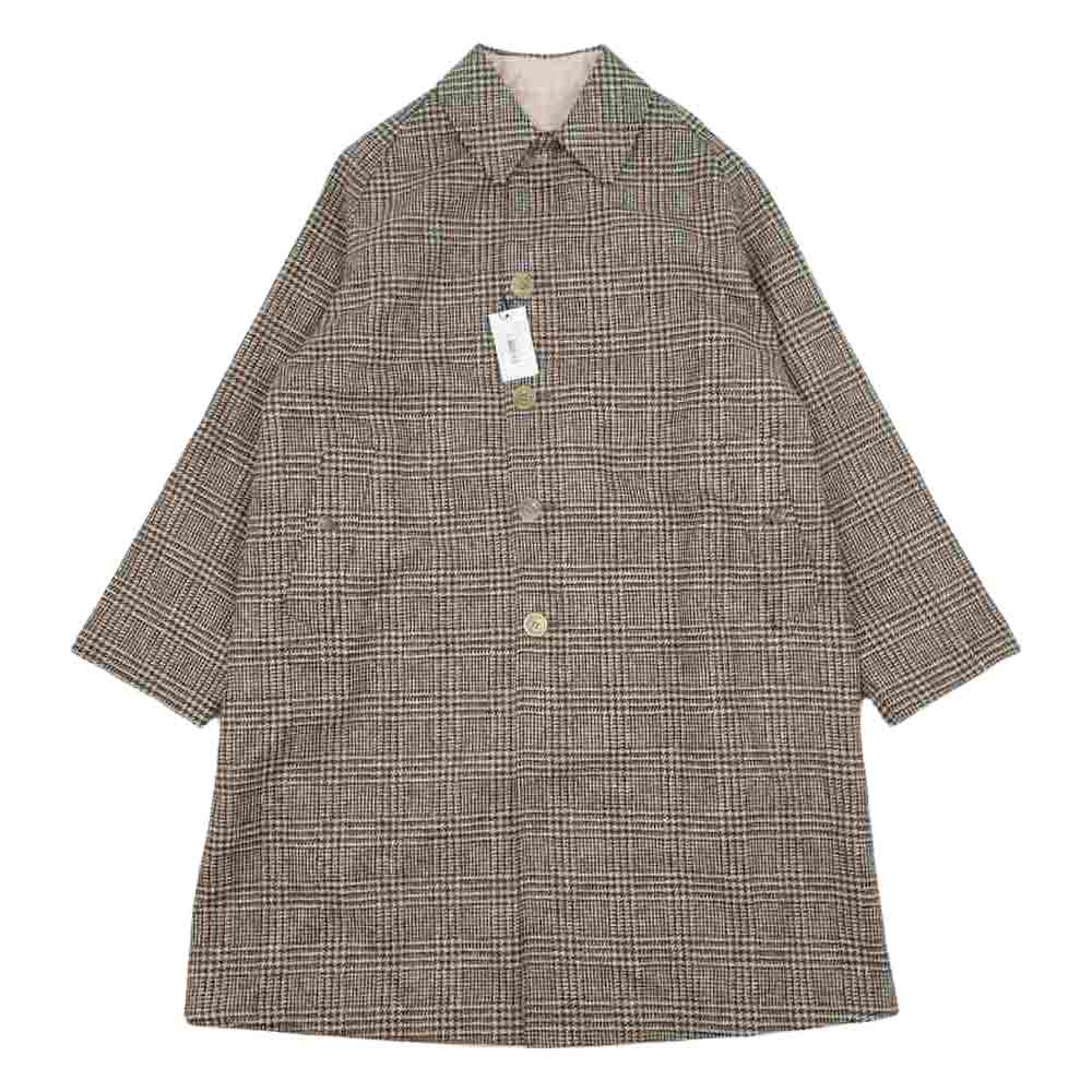 ANATOMICA アナトミカ 530-562-01 SINGLE RAGLAN II 高密度 コットンギャバジン ウール リバーシブル シングル ラグラン コート 44 44【新古品】【未使用】【中古】