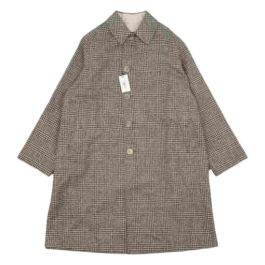 ANATOMICA アナトミカ 530-562-01 SINGLE RAGLAN II 高密度 コットンギャバジン ウール リバーシブル シングル ラグラン コート 44 44【新古品】【未使用】【中古】