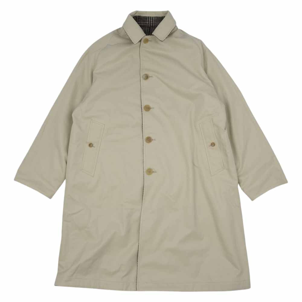 ANATOMICA アナトミカ 530-562-01 SINGLE RAGLAN II 高密度 コットンギャバジン ウール リバーシブル シングル ラグラン コート 44 44【新古品】【未使用】【中古】