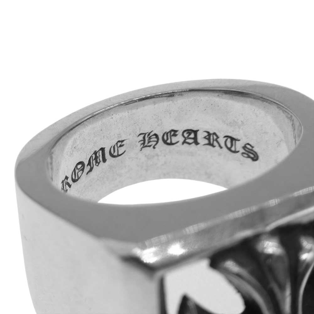 CHROME HEARTS クロムハーツ（原本無） レターブロック CHプラス リング シルバー系 17.5【中古】