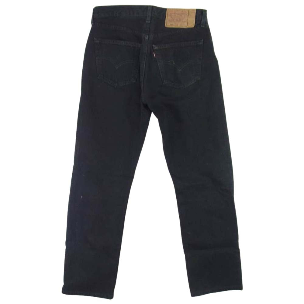 Levi's リーバイス 米国製 ボタン裏501 501 後染め デニム パンツ ブラック系 32【中古】