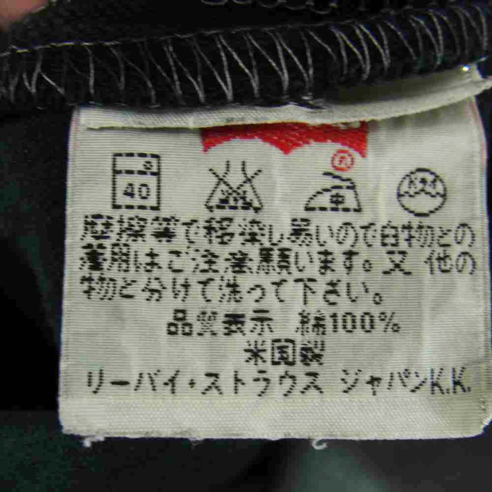 Levi's リーバイス 米国製 ボタン裏501 501 後染め デニム パンツ ブラック系 32【中古】