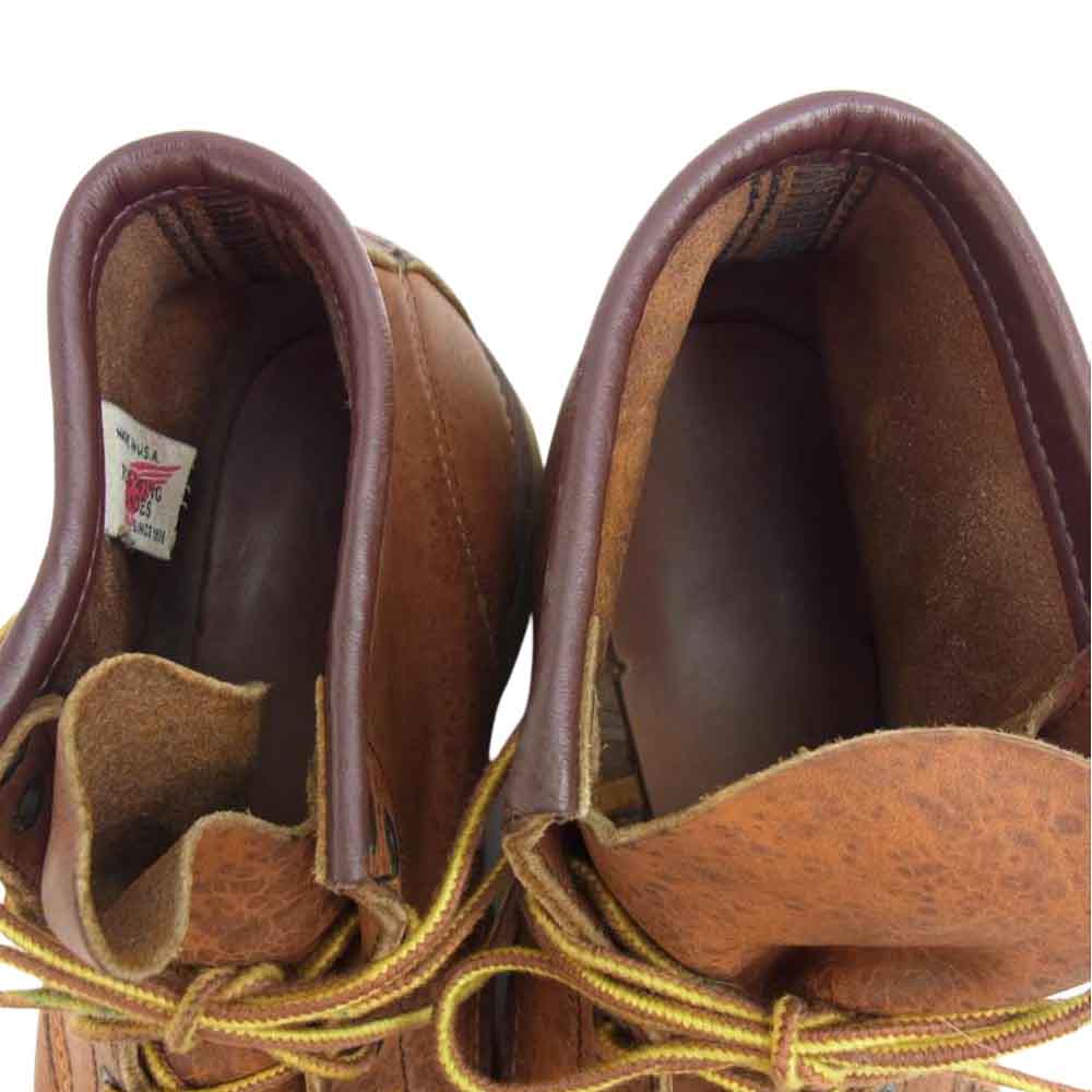 RED WING レッドウィング 2594 98~00年製 縦刺繍羽タグ アイリッシュセッター ブラウン系【中古】