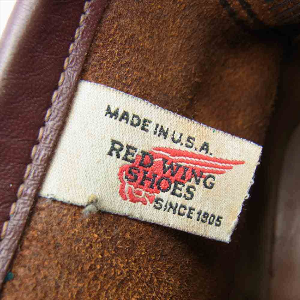 RED WING レッドウィング 2594 98~00年製 縦刺繍羽タグ アイリッシュセッター ブラウン系【中古】