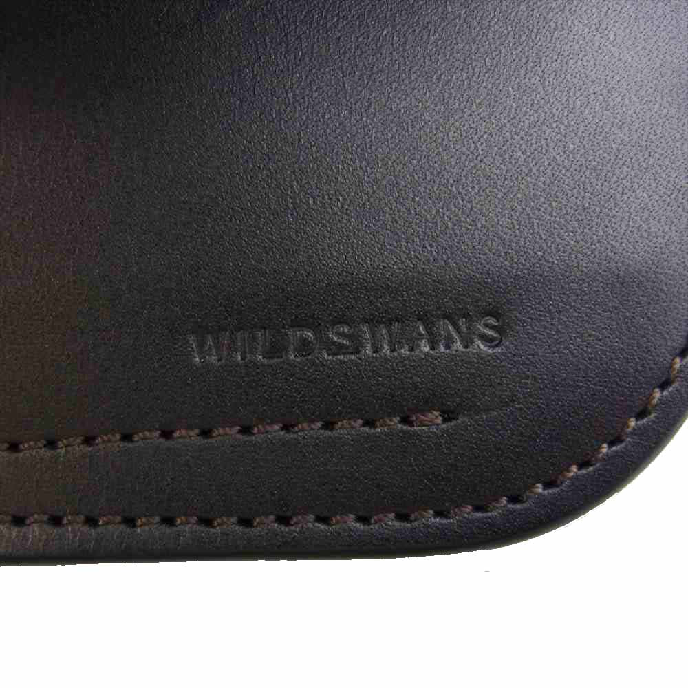 WILDSWANS ワイルドスワンズ BLISTER(L) CRC BK ブリスター クロコ ウォレット チョコ×ブラック ブラウン系【極上美品】【中古】