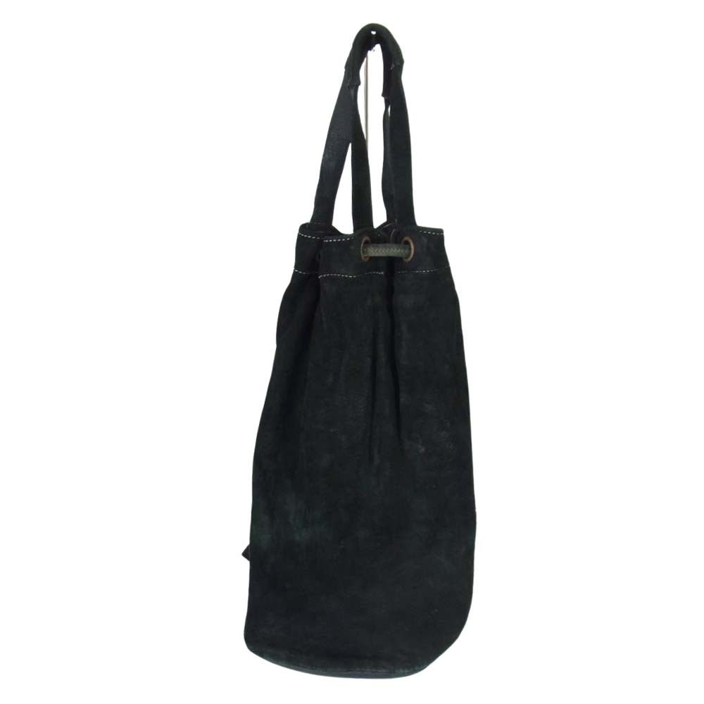 レザー ショルダーバッグ ブラック系【中古】