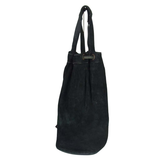 レザー ショルダーバッグ ブラック系【中古】