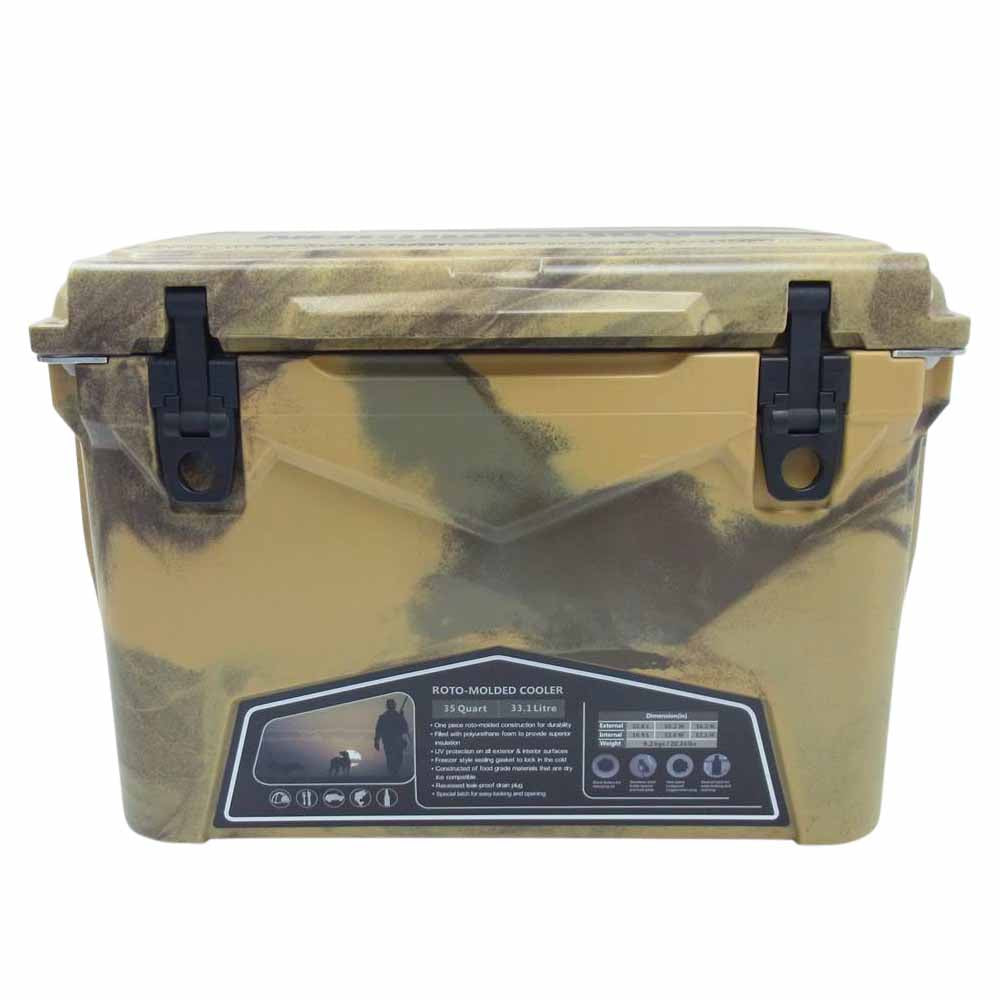NEIGHBORHOOD ネイバーフッド 19SS NHIC.35QT P-COOLER BOX ICELAND COOLER BOX アイスランド クーラーボックス カーキ系【中古】