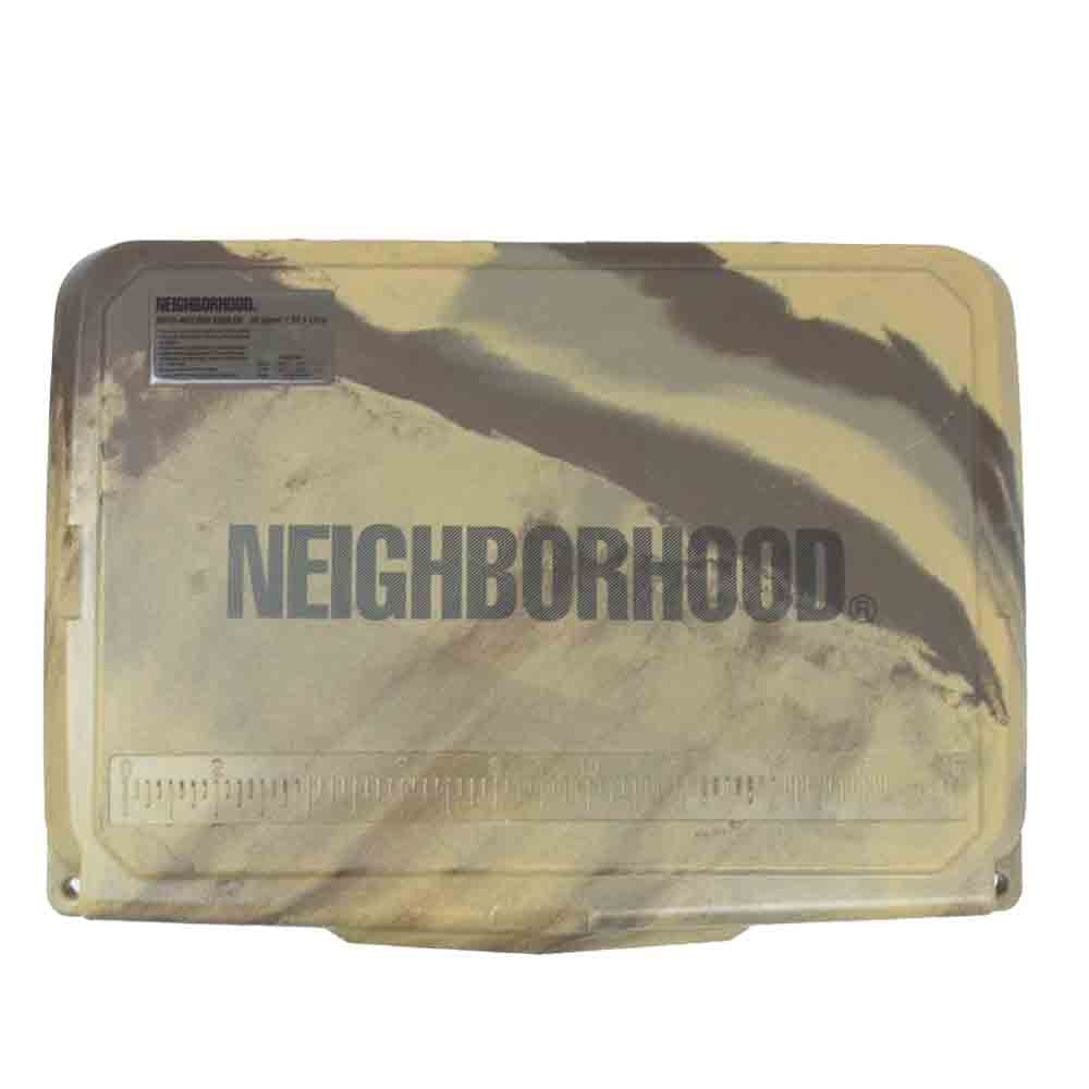 NEIGHBORHOOD ネイバーフッド 19SS NHIC.35QT P-COOLER BOX ICELAND COOLER BOX アイスランド クーラーボックス カーキ系【中古】