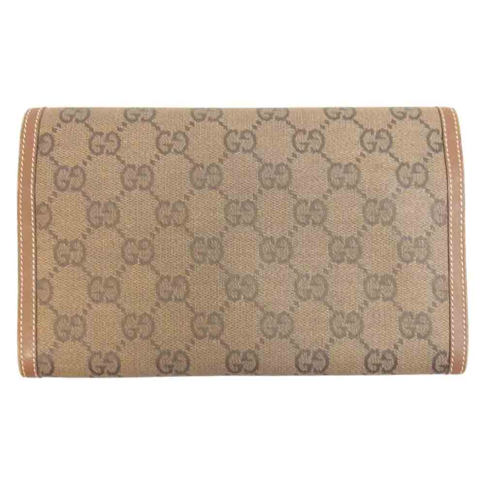 GUCCI グッチ オールド GGキャンバス 三つ折り 財布【中古】