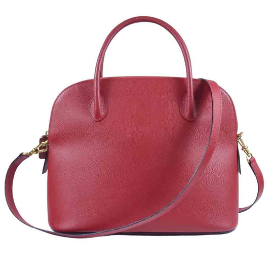 CELINE セリーヌ オールド 2way ショルダーバッグ ショルダー ハンド バッグ イタリア製 レッド系【中古】