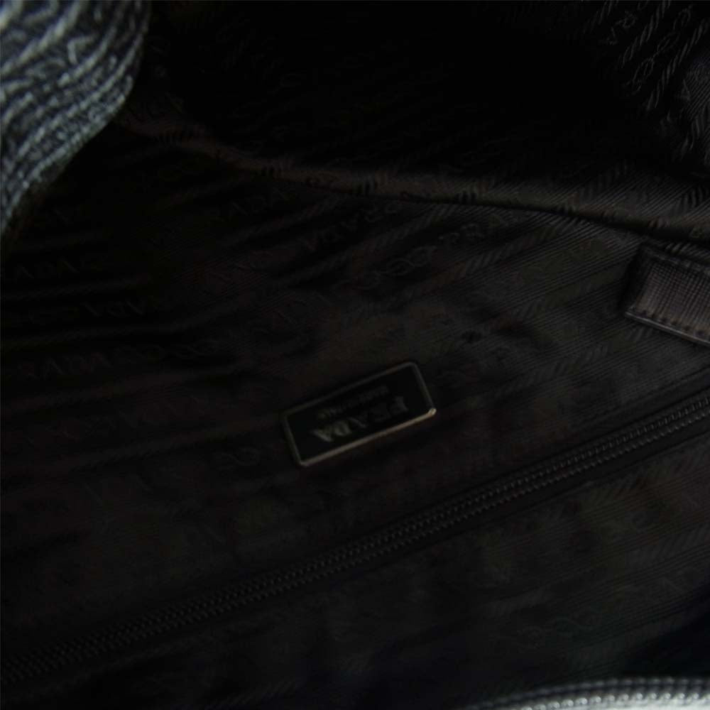 PRADA プラダ ナイロン トラベル バッグ ブラック系【中古】