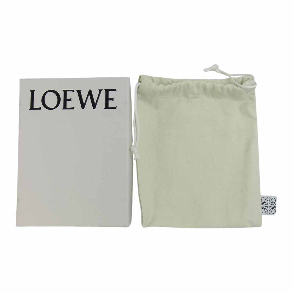 LOEWE ロエベ レインボースクエア ジップ ウォレット ブラック系【極上美品】【中古】
