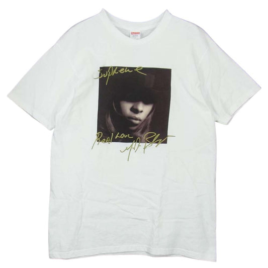 Supreme シュプリーム 19AW Mary J Blige Tee メアリージェイ ブライジ Tシャツ ホワイト系 L【美品】【中古】