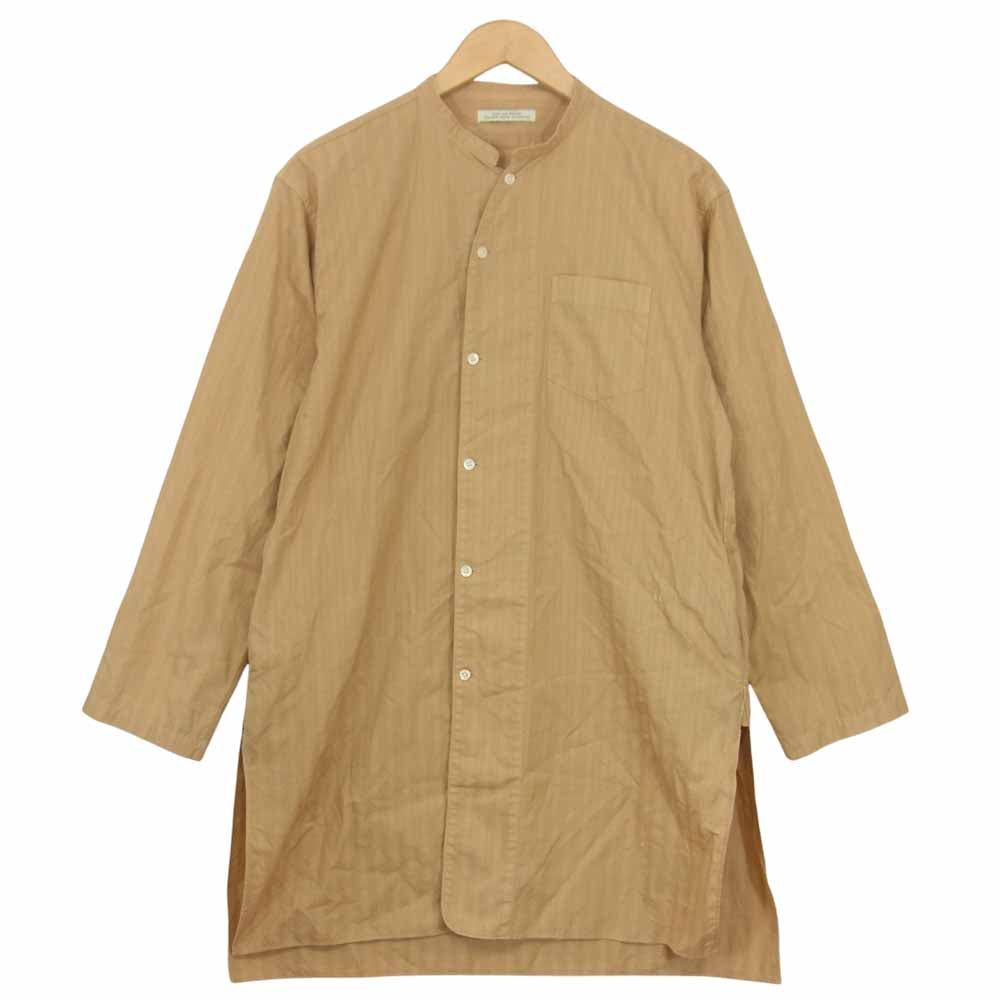 オールドジョー 171SH04 LONG TAIL NIGHT SHIRTS ナイト ロング シャツ ベージュ系 15 1/2【中古】