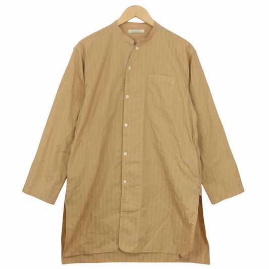 オールドジョー 171SH04 LONG TAIL NIGHT SHIRTS ナイト ロング シャツ ベージュ系 15 1/2【中古】
