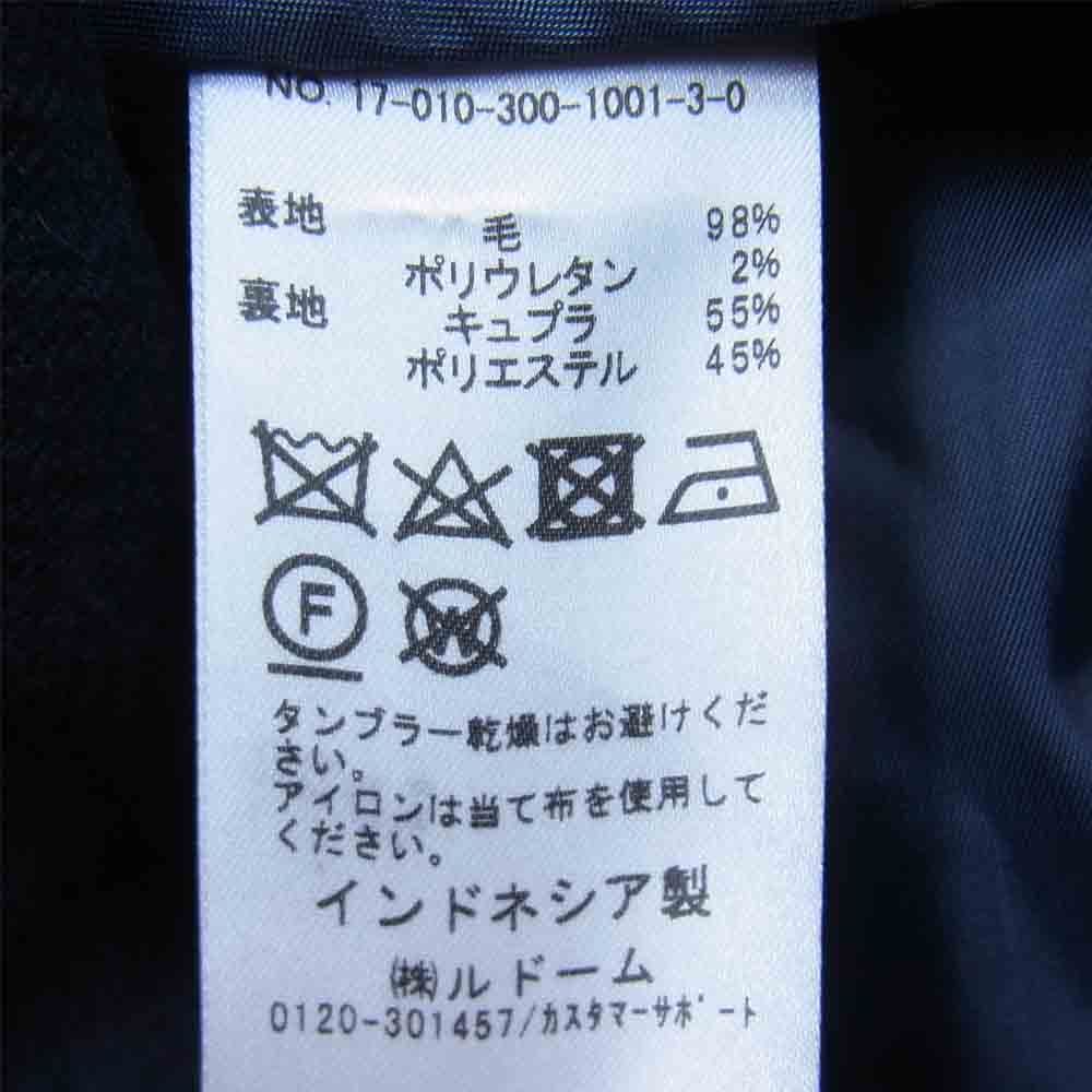 EDIFICE エディフィス 17-010-300-1001-3-0 ポリエステル チェック セットアップ ネイビー系 46【中古】