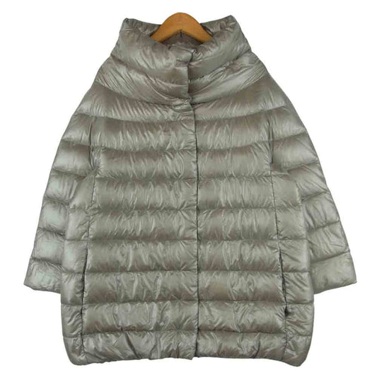 Herno ヘルノ PI0043DIC-12017-2600 AMINTA アミンタ ダウン コート ジャケット ルーマニア製 グレイッシュベージュ系 40【中古】