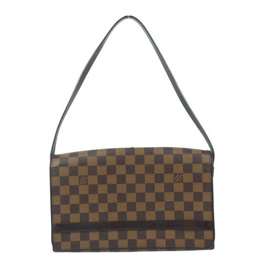 LOUIS VUITTON ルイ・ヴィトン N51160 ダミエ トライベッカ ロン ショルダーバッグ ブラウン系【中古】