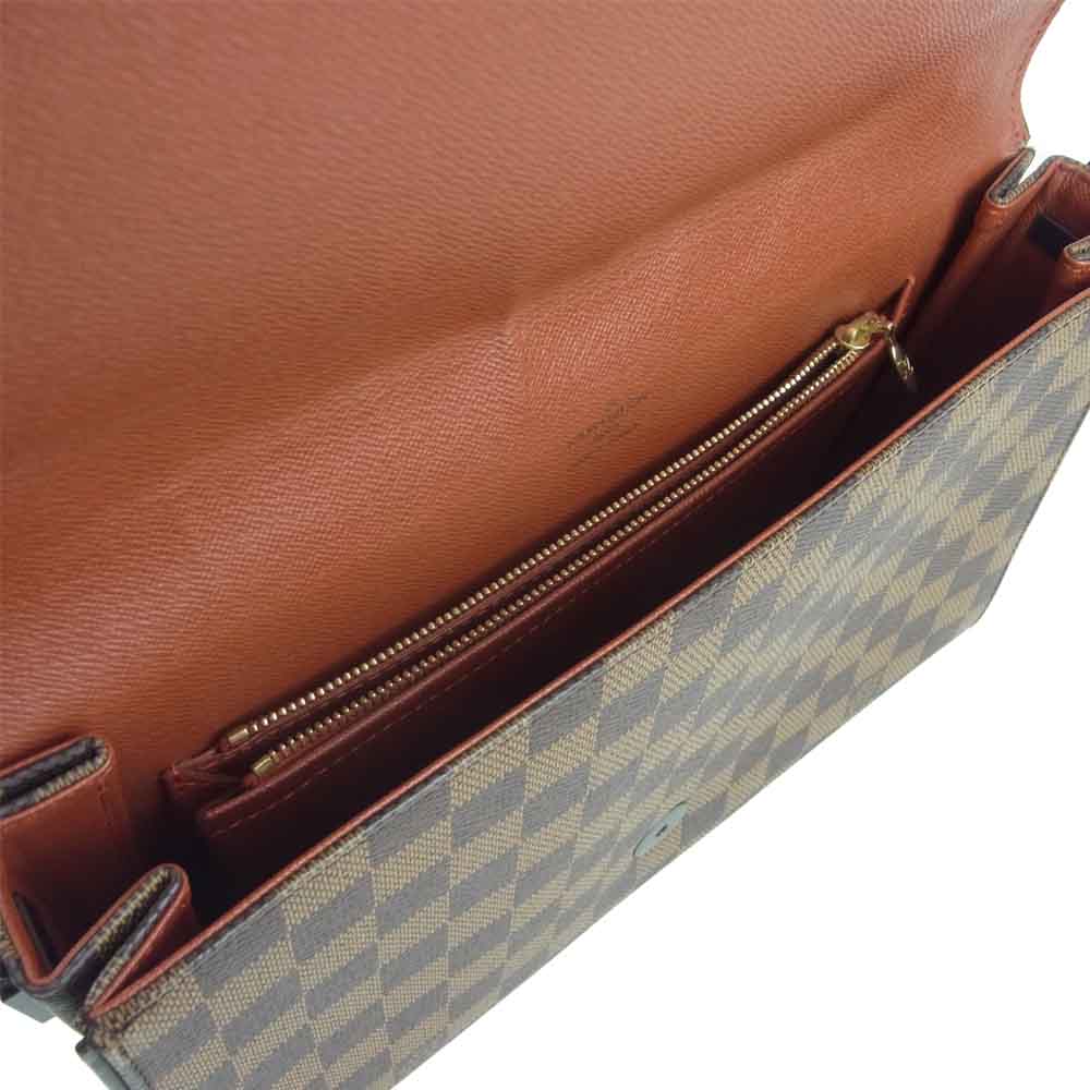 LOUIS VUITTON ルイ・ヴィトン N51160 ダミエ トライベッカ ロン ショルダーバッグ ブラウン系【中古】