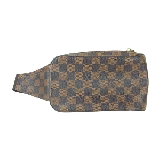 LOUIS VUITTON ルイ・ヴィトン N51994  ダミエ ジェロニモス ボディ バッグ スペイン製 ブラウン系【中古】