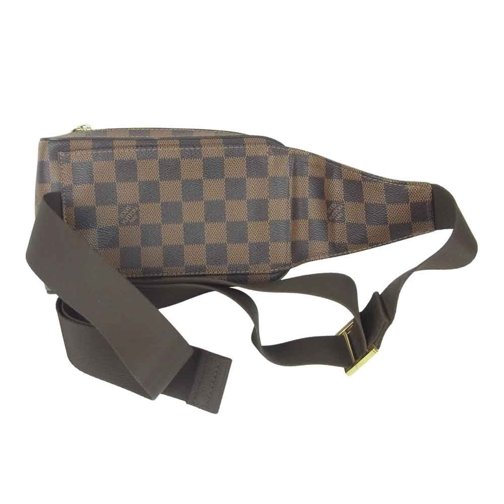 LOUIS VUITTON ルイ・ヴィトン N51994  ダミエ ジェロニモス ボディ バッグ スペイン製 ブラウン系【中古】
