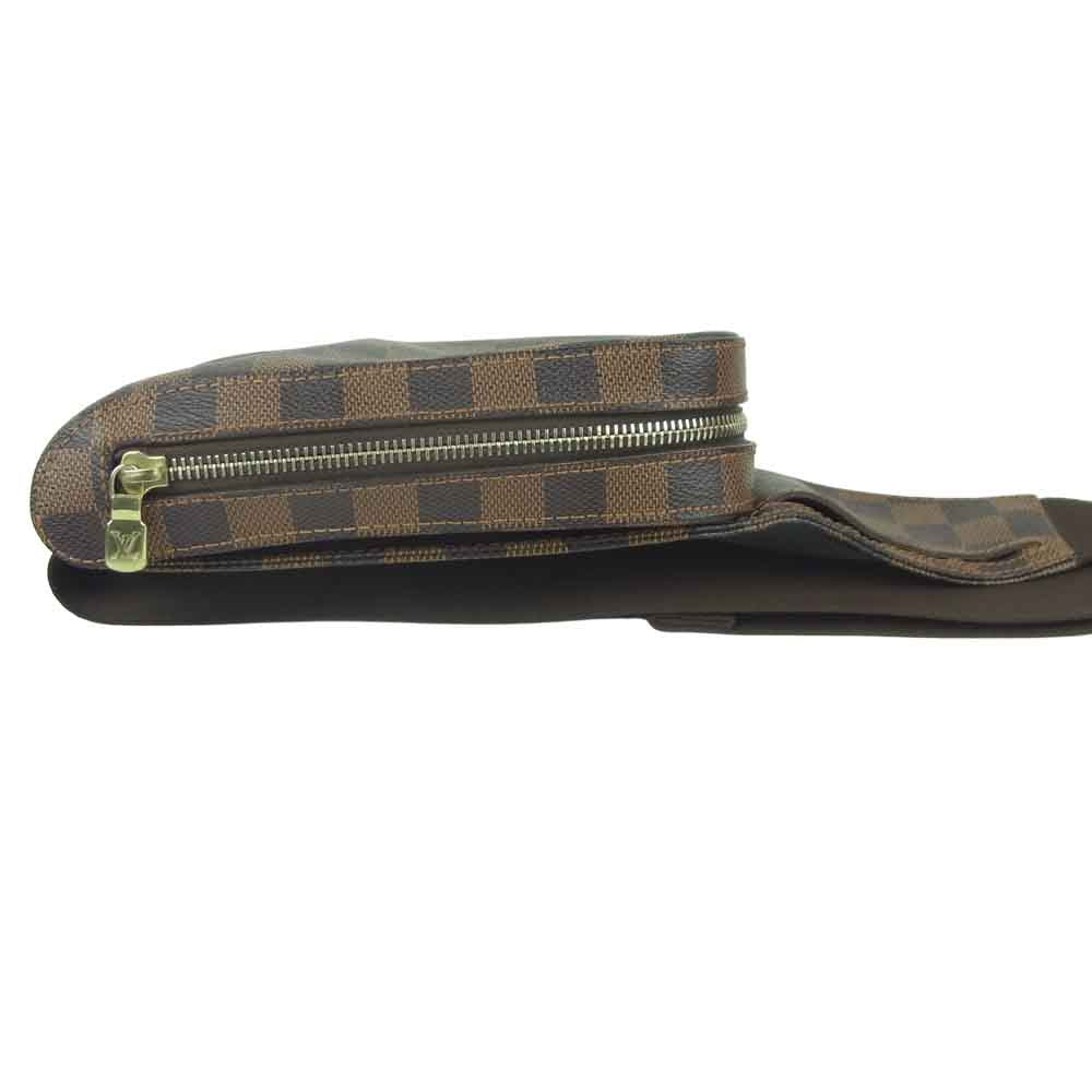 LOUIS VUITTON ルイ・ヴィトン N51994  ダミエ ジェロニモス ボディ バッグ スペイン製 ブラウン系【中古】