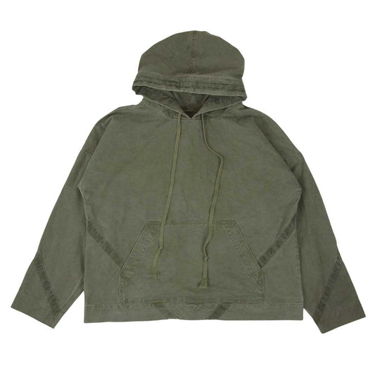 グレッグローレン CM301 TENT HOODIE ARMY アーミー テント フーディ カーキ系 4【中古】