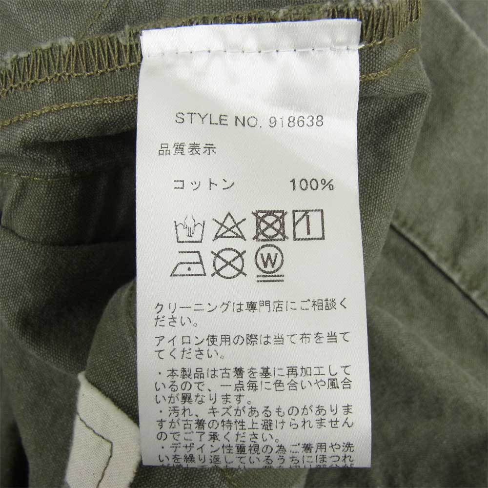 グレッグローレン CM301 TENT HOODIE ARMY アーミー テント フーディ カーキ系 4【中古】