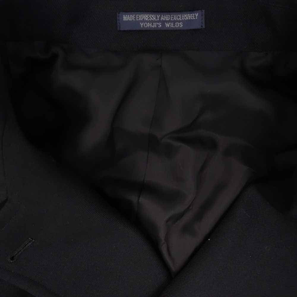 Yohji Yamamoto ヨウジヤマモト REGULATION MEN 21AW HX-C02-141 ARMY GABARDINE 8BUTTON DOUBLE BREASTED COAT アーミーギャバジン ダブルブレスド コート ブラック系 3【美品】【中古】