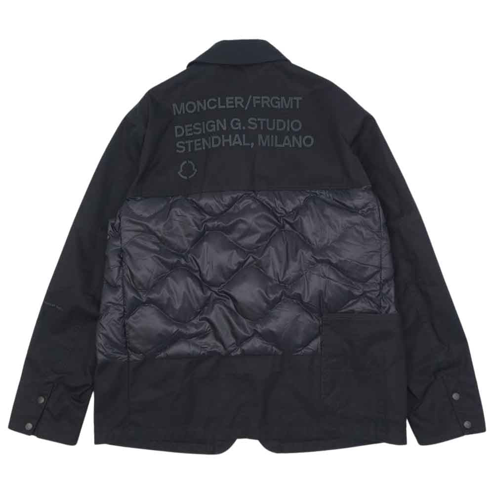 MONCLER モンクレール 21AW G209U1A00012M1292 7 Genius × Fragment Hiroshi Fujiwara Achird アチルド ショート ダウン ジャケット ブラック系 col999 3【新古品】【未使用】【中古】