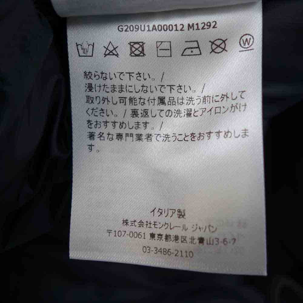 MONCLER モンクレール 21AW G209U1A00012M1292 7 Genius × Fragment Hiroshi Fujiwara Achird アチルド ショート ダウン ジャケット ブラック系 col999 3【新古品】【未使用】【中古】