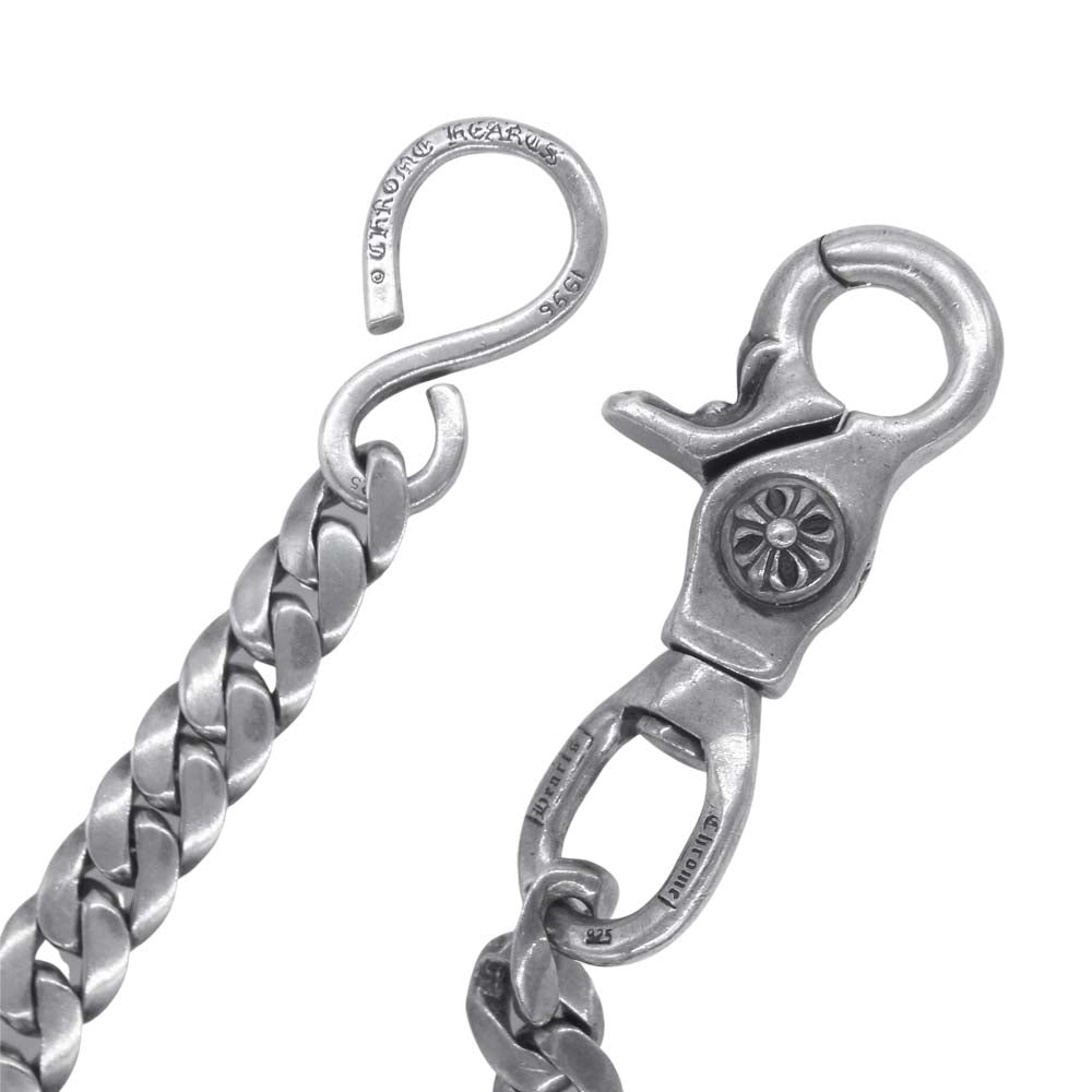 CHROME HEARTS クロムハーツ（原本無） スモール クラシック 1 クリップ ウォレット チェーン シルバー系【中古】