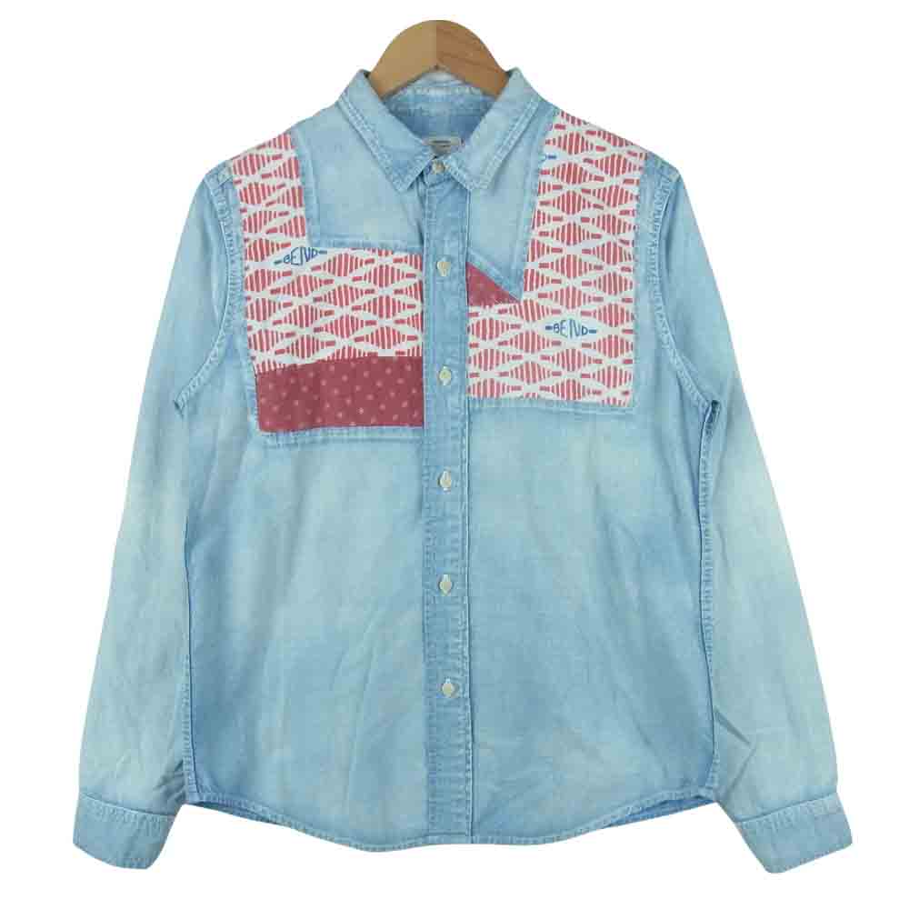 VISVIM ビズビム 115105007006 GRANGER SHIRT CHAMBRAY グレンジャー シャンブレー 長袖 シャツ インディゴブルー系 2【中古】