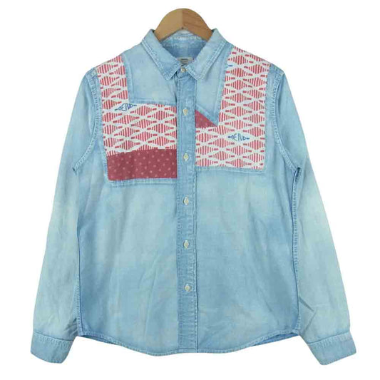 VISVIM ビズビム 115105007006 GRANGER SHIRT CHAMBRAY グレンジャー シャンブレー 長袖 シャツ インディゴブルー系 2【中古】