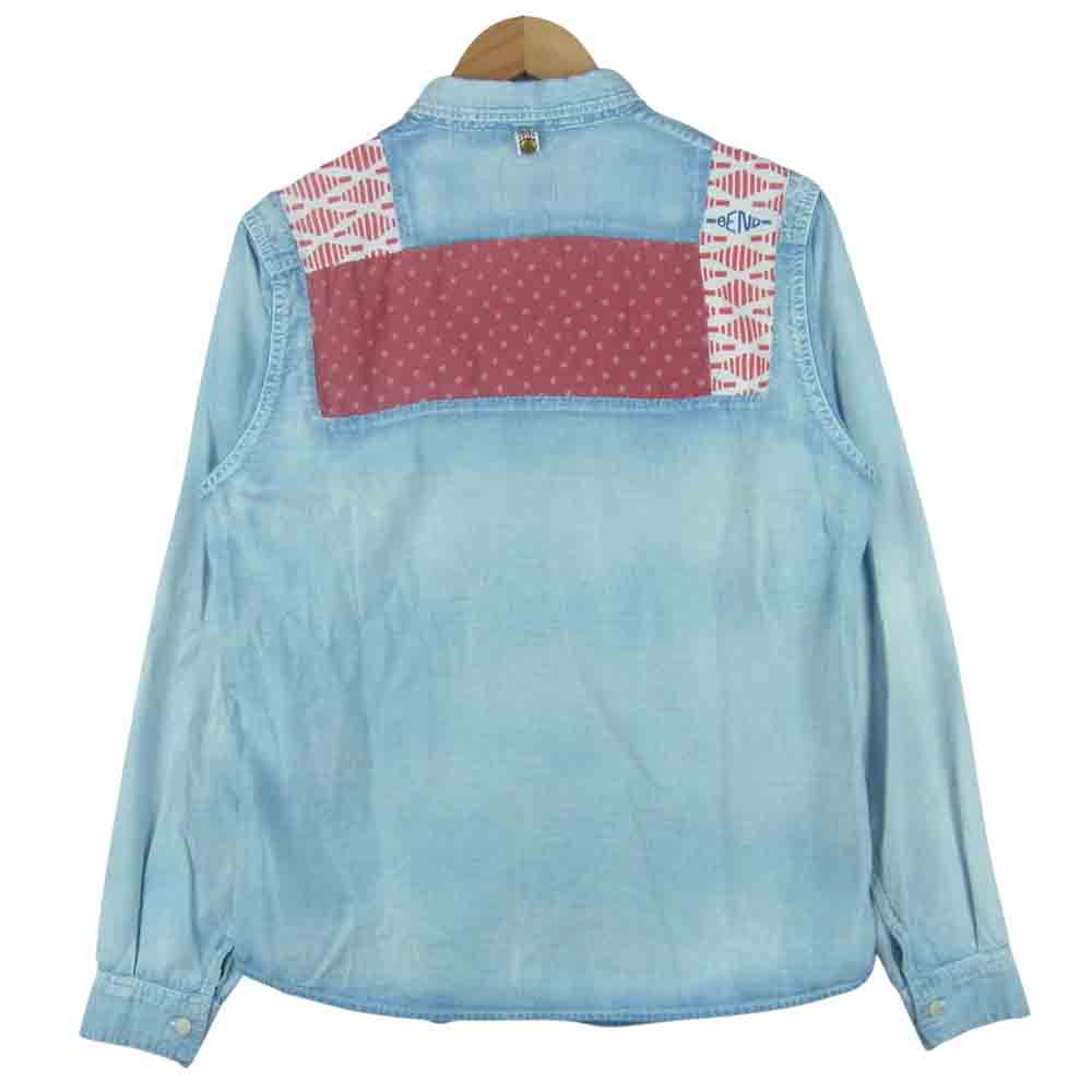 VISVIM ビズビム 115105007006 GRANGER SHIRT CHAMBRAY グレンジャー シャンブレー 長袖 シャツ インディゴブルー系 2【中古】