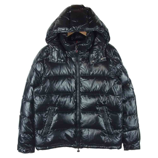 MONCLER モンクレール 国内正規品 MAYA マヤ ナイロン ダウン ジャケット グルジア製 ブラック系 1【中古】