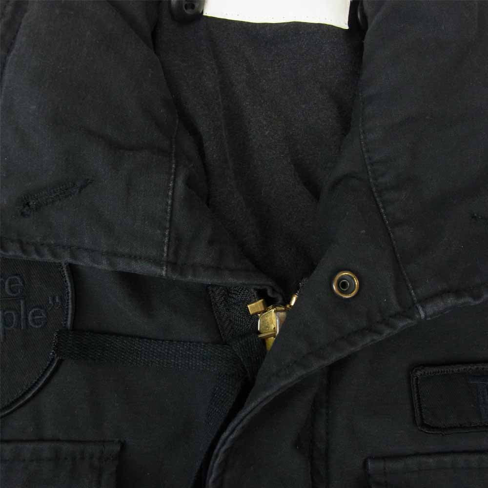 ティーアールフォーサスペンション M-65 FIELD JACKET ミリタリー フィールド ジャケット ブラック系 L【中古】