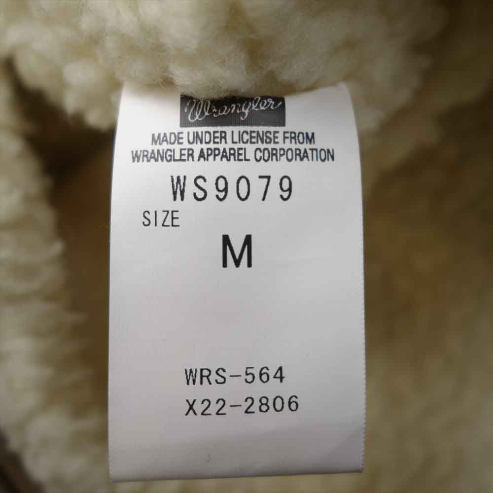 WACKO MARIA ワコマリア WS9079 ×WRANGLER ラングラー RANCH COAT ボアジャケット ランチコート M【中古】
